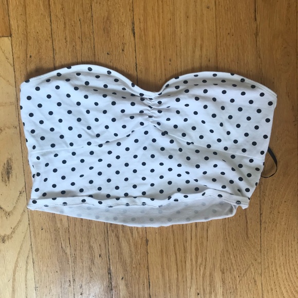 Forever 21 Tops - Polka Dot Crop Top